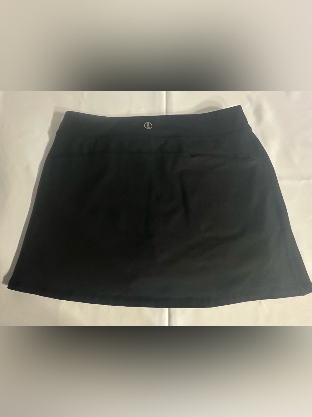 Lands' End Black Active Mini Skirt